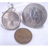 COINS. 1971 Jubilee coin and two shillin