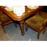 WIND OUT DINING TABLE. Victorian wind ou