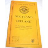 SCOTLAND V IRELAND 1947. International R