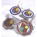 ENAMELLED VICTORIAN COINS.