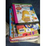 Quantity of Simpsons comics