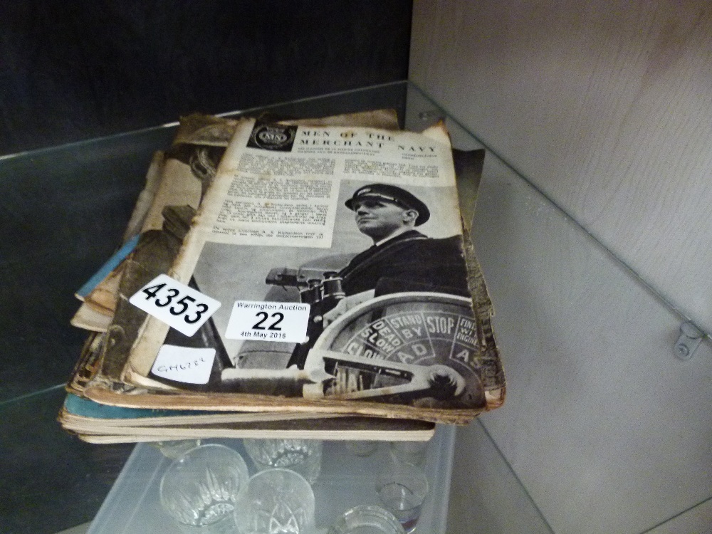 Collection of WWII magazines relating to the Armed Services