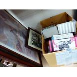 Box of mixed postcards