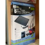 Solar panel battery maintainer