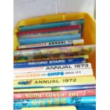 Children's annuals from between 1940 and 1980.