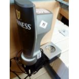 Guiness advertising electric beer pump