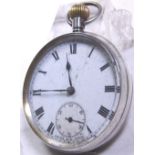 SILVER POCKET WATCH.