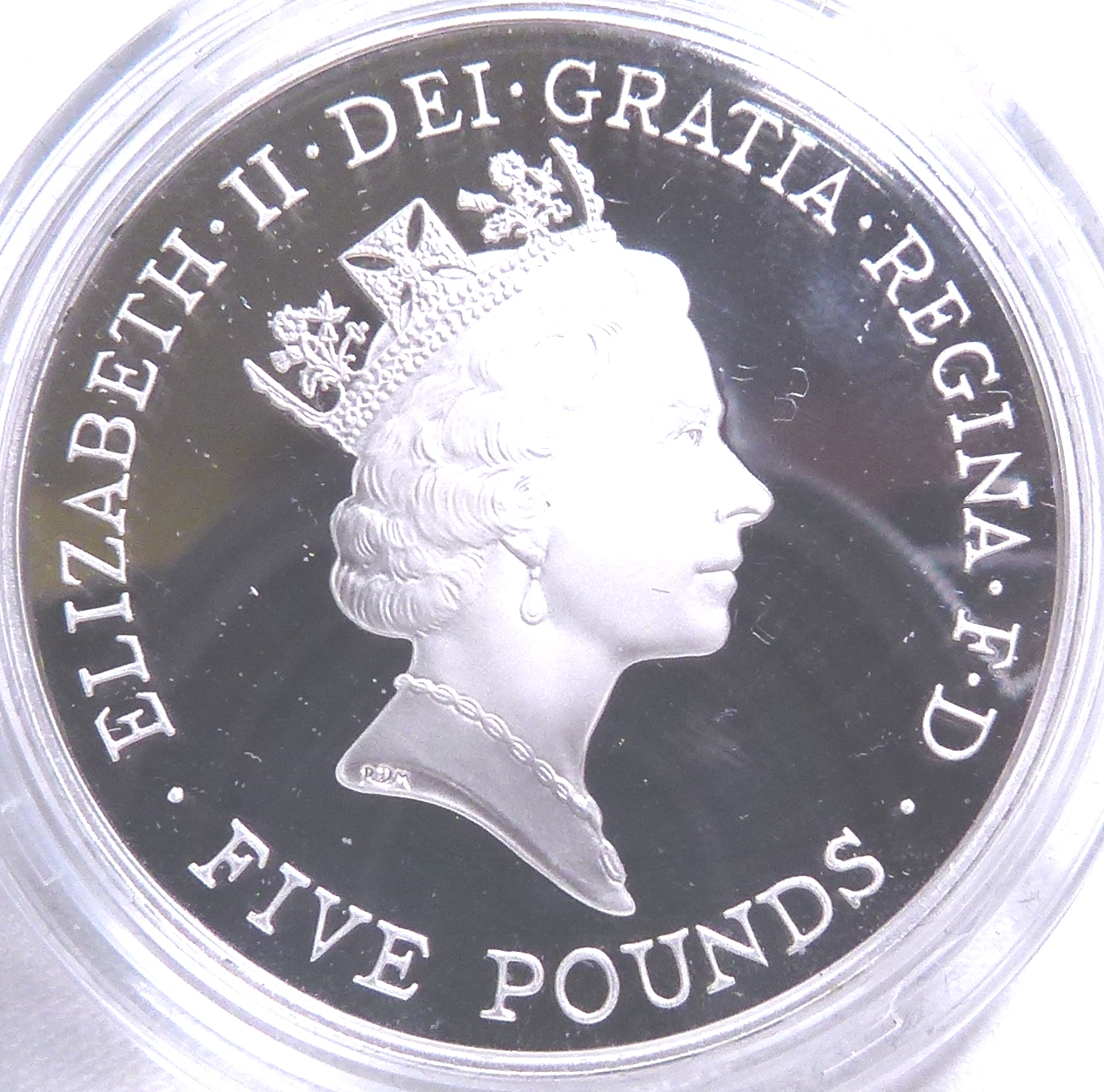 £5 SILVER PROOF COIN. - Image 2 of 2