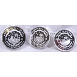 LIBERIA SILVER PROOF COINS.