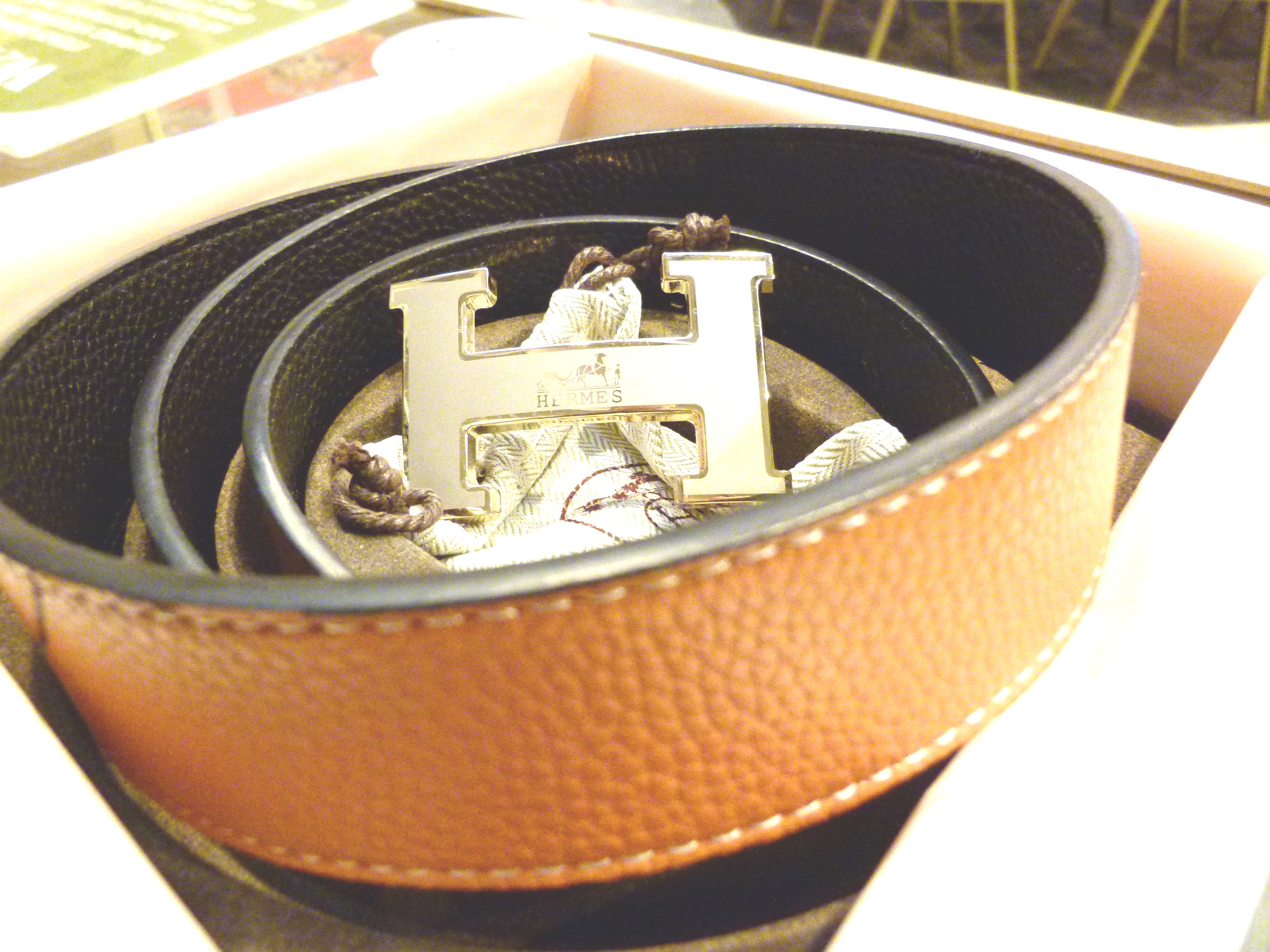 GENTS HERMES FASHION BELT. - Image 5 of 5