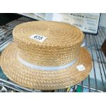 STRAW BOATER.