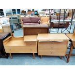 DRESSING TABLE & DRAWERS.