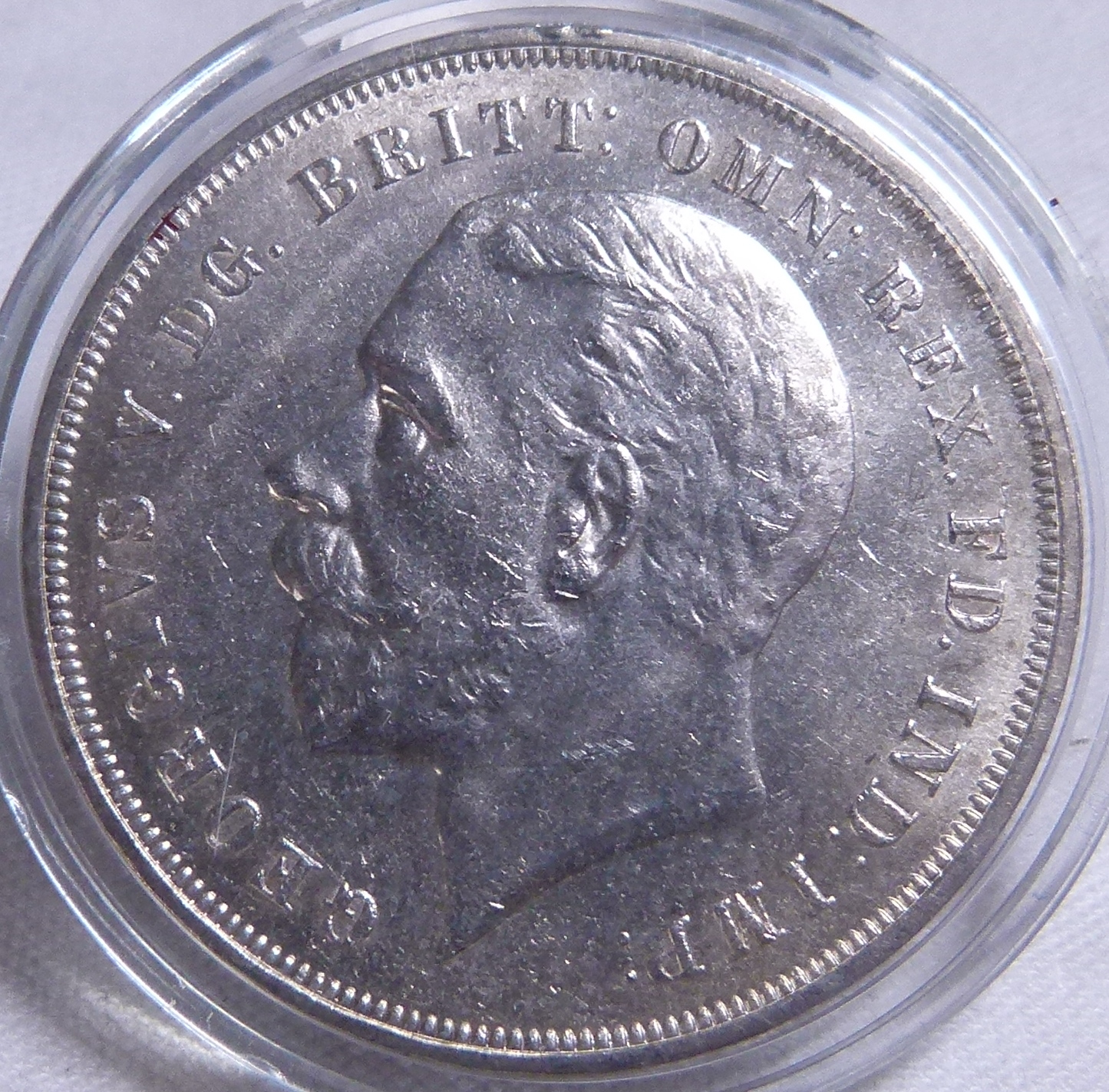 1935 GEORGE V CROWN. - Image 2 of 2