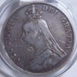 1889 VICTORIA DOUBLE FLORIN.