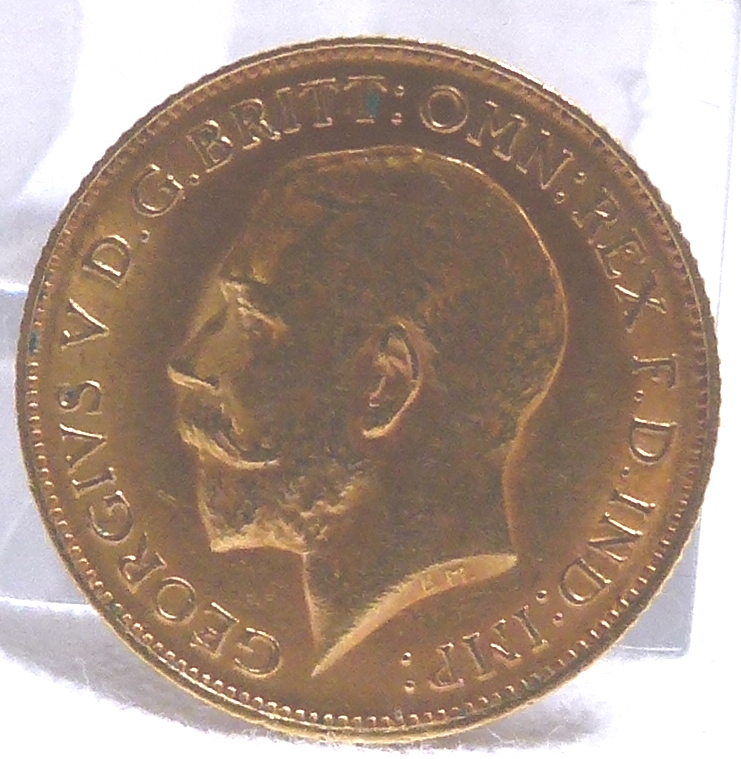 1913 GEORGE V HALF SOVEREIGN. - Image 2 of 2