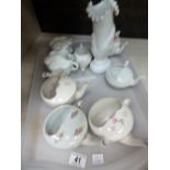 Tray of ceramics