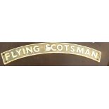 FLYING SCOTSMAN SIGN. Cast iron Flying S