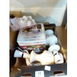 Box of table lamps and child locks
