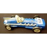 MICHELIN MAN RACING CAR. Cast iron Miche