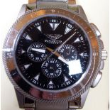 WINGMASTER WRISTWATCH. Black multi dial