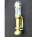 CARRIAGE LAMP. GWR brass and glass carri