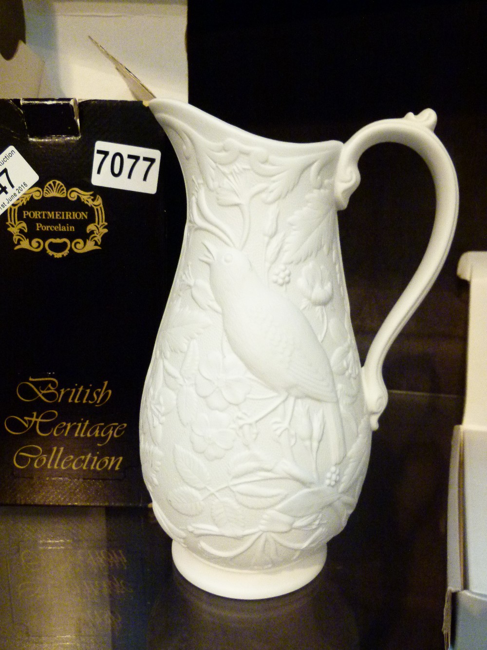 Portmeirion jug from the Heritage Collection with box