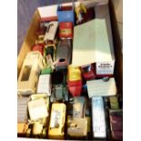 Quantity of diecast playworn model vehicles including Dinky,