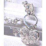 FILIGREE HEART BRACELET.