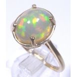 WELO OPAL SOLITAIRE RING.