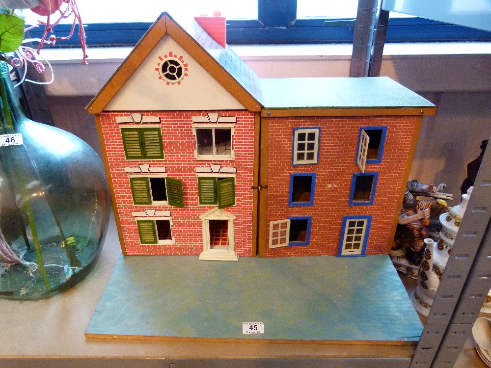 Wooden dolls house