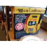 Car jump starter and reverse sensor