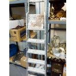 Set of aluminium step ladders