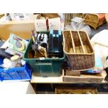 Three boxes of mixed household items including ceramics,