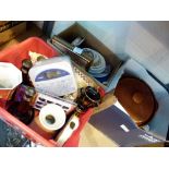 Three boxes of mixed items including ceramics etc