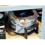 Halogen cooker and books