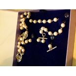 Boxed indulgence costume jewellery necklace and bracelet set