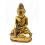 ANTIQUE BRASS CAST DEITY.