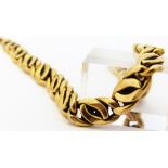 14CT GOLD BRACELET. 14ct gold bracelet, 16.