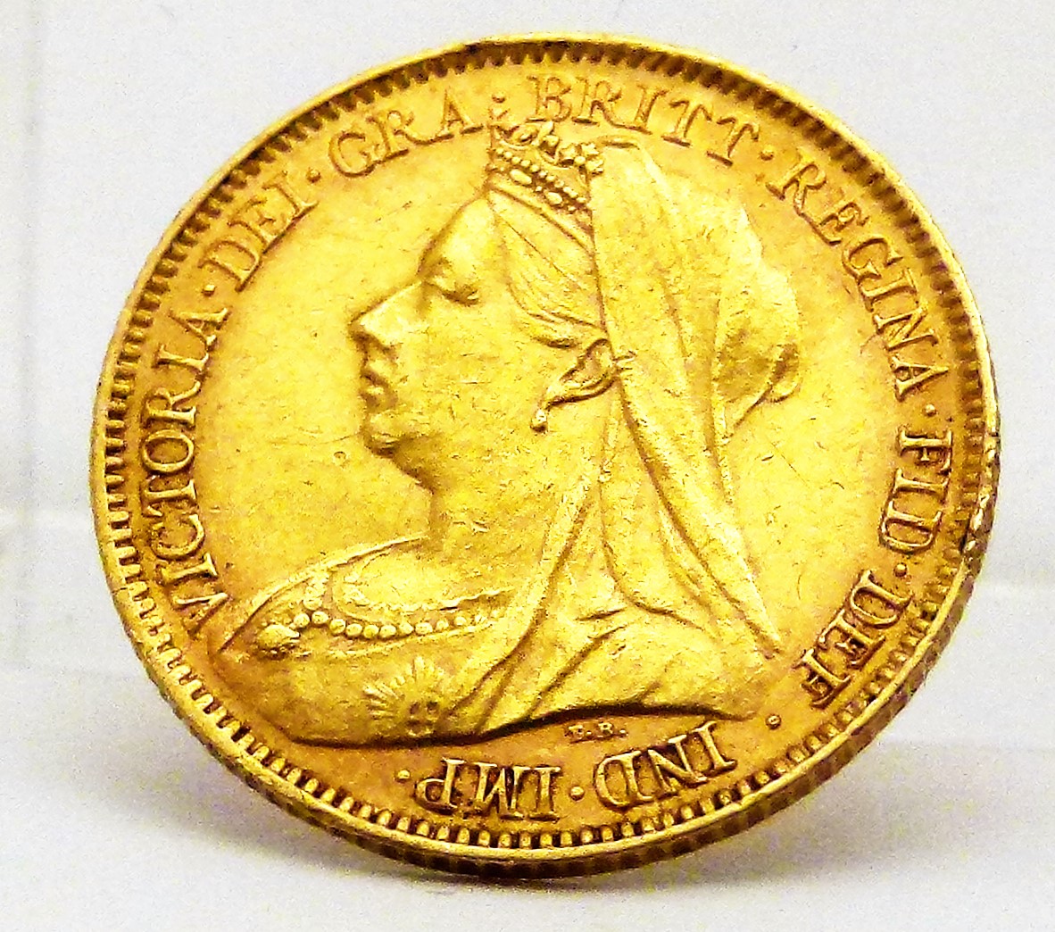 1901 VICTORIA HALF SOVEREIGN. - Image 2 of 2