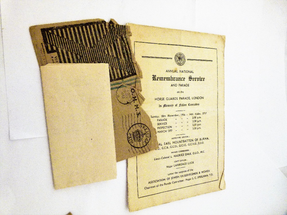 WWII BRITISH ARMY PAPERWORK.