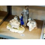 CERAMIC FIGURES INCLUDING LLADRO.