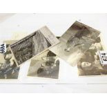 WWII PHOTOGRAPHIC POSTCARDS.