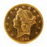 1893 20 DOLLAR COIN.