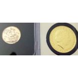 ONE OUNCE GOLD BRITTANIA COIN.