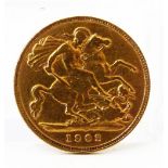 1902 HALF SOVEREIGN.