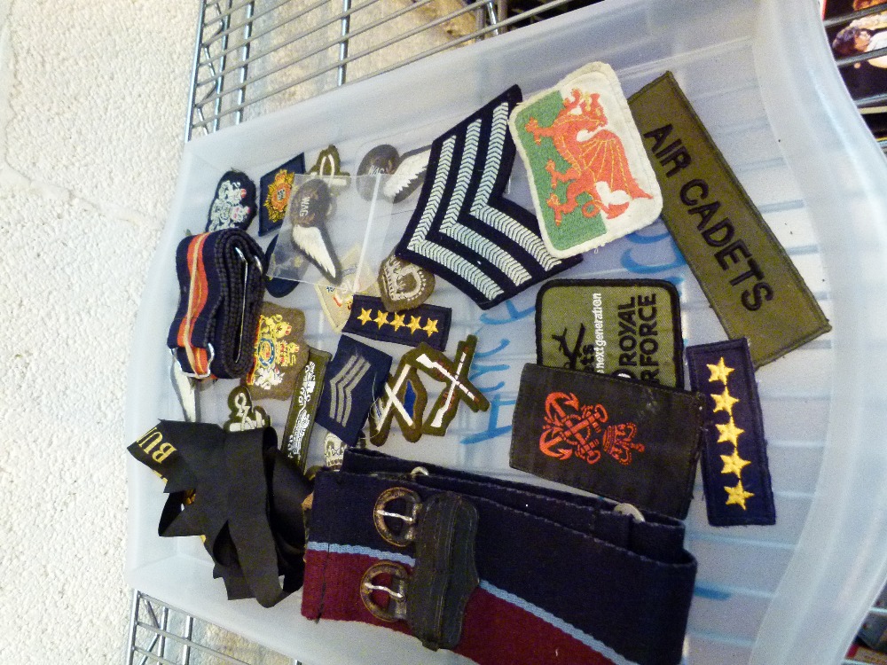 MILITARY FELT BADGES.