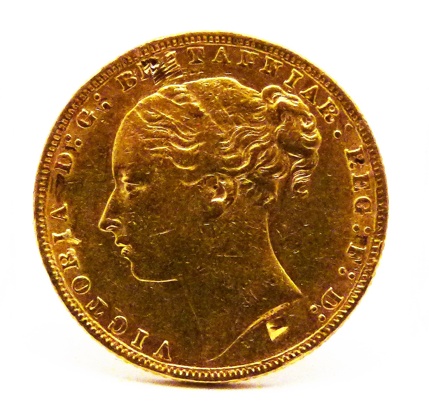 1876 VICTORIA SOVEREIGN. - Image 2 of 2