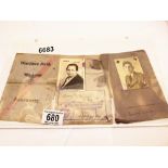 WWII GERMAN WORK PASSES. Three WWII Germ