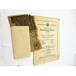 WWII BRITISH ARMY PAPERWORK. Mixed paper