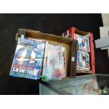 AIRCRAFT RELATED MAGAZINES. Four boxes o